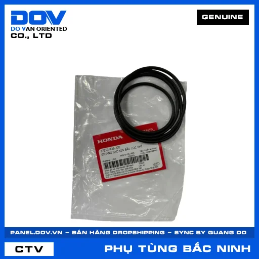 GIOĂNG BAO KÍN BẦU LỌC KHÍ (lọc gió) AIR BLADE 125, AIR BLADE 125/150, PCX, PCX 125 — 17213K36J00