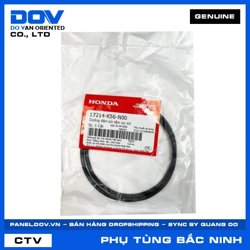 GIOĂNG ĐỆM KÍN TẤM LỌC KHÍ (lọc gió) WINNER 150, WINNER R, WINNER X — 17214K56N00
