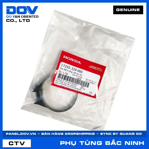 ĐAI BẮT A ỐNG NỐI LỌC KHÍ (lọc gió) BLADE 110, FUTURE 125, FUTURE NEO, WAVE ALPHA 110 — 17255329000