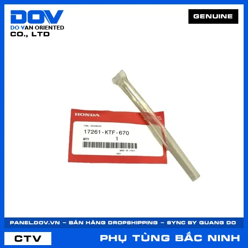 ỐNG XẢ CẶN BẦU LỌC KHÍ (lọc gió) — 17261KTF670