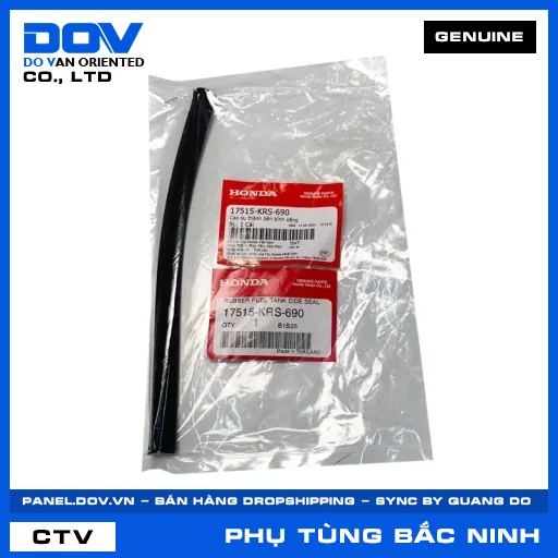 Cao su thành bên bình xăng WAVE ALPHA — 17515KRS690