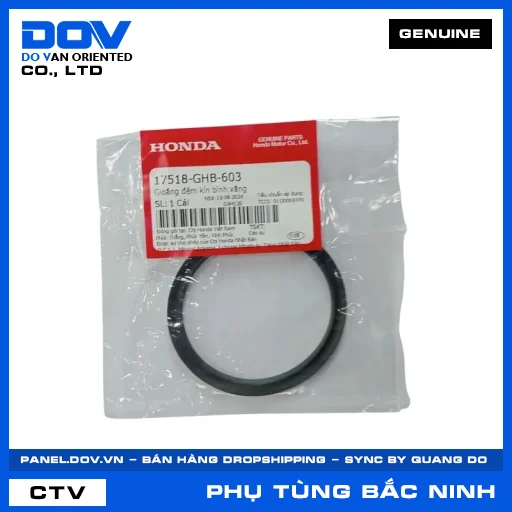 GIOĂNG ĐỆM KÍN BÌNH XĂNG AIR BLADE 125/150, AIR BLADE 125/160, FUTURE 125, LEAD 125 — 17518GHB603