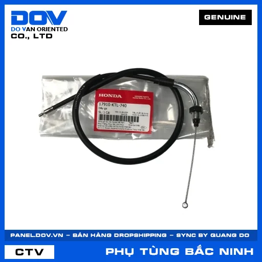 DÂY GA WAVE 100, WAVE ALPHA — 17910KTL740