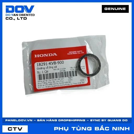 GIOĂNG CỔ ỐNG XẢ (pô) CLICK 110, LEAD 110, PCX, VISION 110 — 18291KVB900