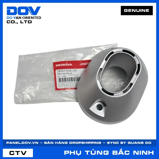 NẮP CHỤP ỐNG XẢ (pô) PCX 160, VARIO 160 — 18327K1ZJ10