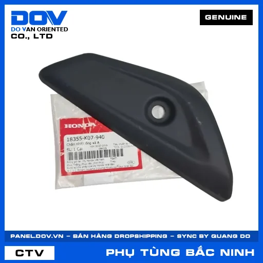 CHẮN NHIỆT ỐNG XẢ A (pô) WAVE RSX 110 — 18355K07940
