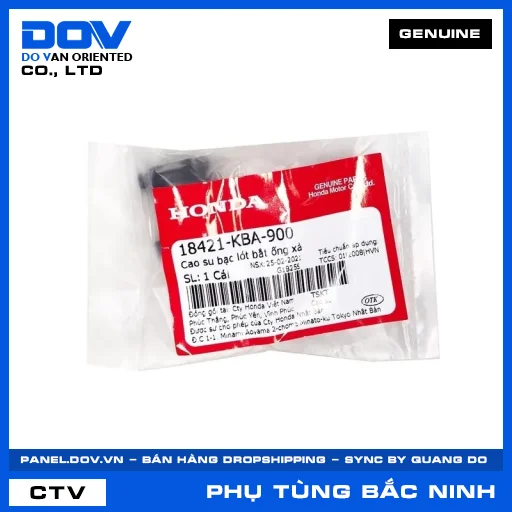 Cao su bạc lót bắt ống xả (pô) BLADE 110, DREAM 110, FUTURE 125, FUTURE NEO — 18421KBA900