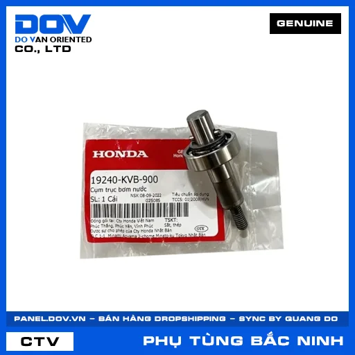 CỤM TRỤC BƠM NƯỚC AIR BLADE 110, CLICK 110 — 19240KVB900