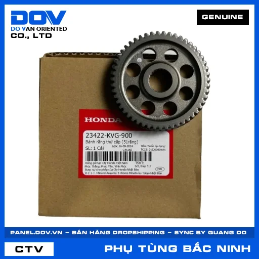 BÁNH RĂNG THỨ CẤP (51RĂNG) AIR BLADE 110, CLICK 110, VISION 110 — 23422KVG900
