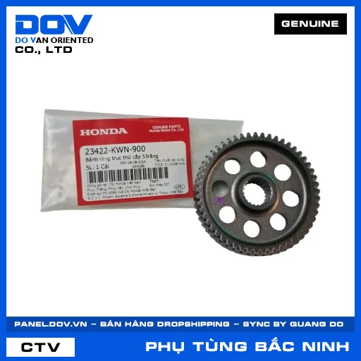 BÁNH RĂNG TRỤC THỨ CẤP 53RĂNG AIR BLADE 125, PCX, PCX 125, SH 125/150 — 23422KWN900