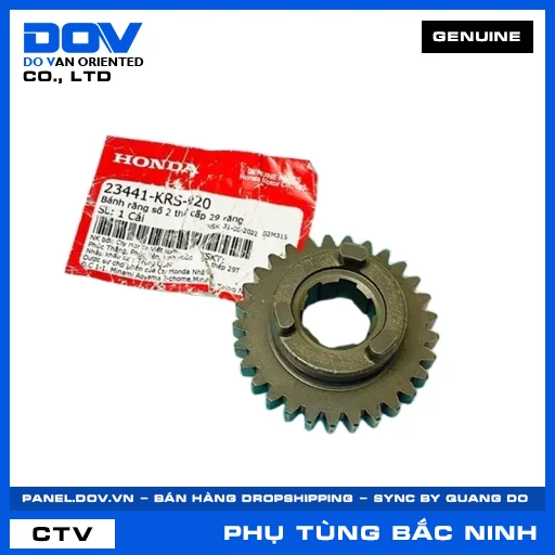 BÁNH RĂNG SỐ 2 THỨ CẤP 29 RĂNG SUPER DREAM, WAVE ALPHA — 23441KRS920