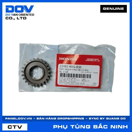 BÁNH RĂNG SỐ 4 THỨ CẤP 23 RĂNG WAVE 100, WAVE ALPHA — 23481KRS830