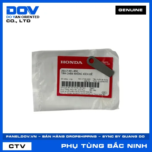 TẤM CHẶN NHÔNG XÍCH ĐỀ (sên) SUPER DREAM, WAVE 100, WAVE ALPHA — 28117KFL850