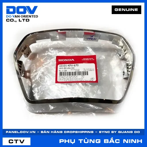 VÀNH ĐÈN PHA CR3 (niềng) — 33101KFV670