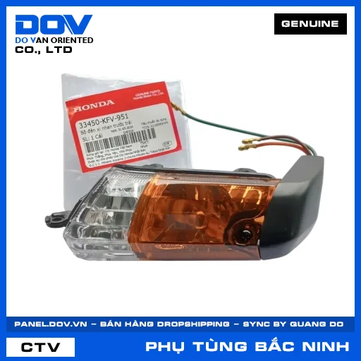 BỘ ĐÈN XI NHAN TRƯỚC TRÁI (đèn báo rẽ) SUPER DREAM — 33450KFV951