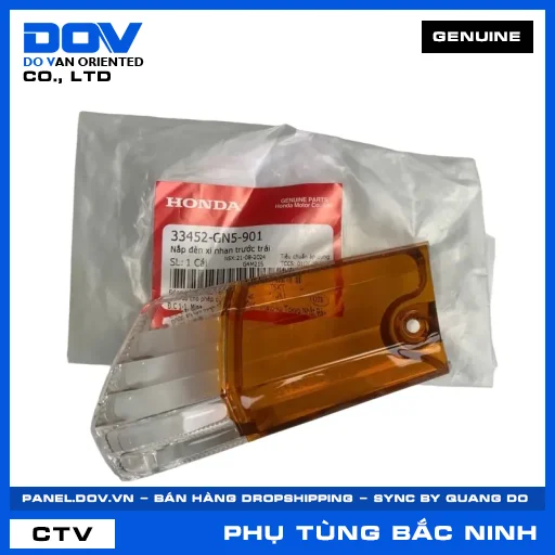 NẮP ĐÈN XI NHAN TRƯỚC TRÁI (đèn báo rẽ) SUPER DREAM — 33452GN5901