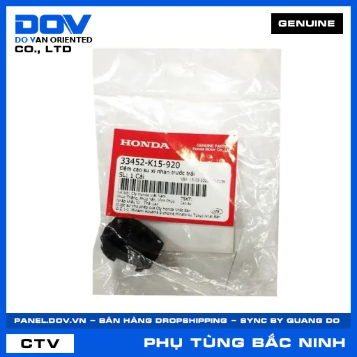 ĐỆM CAO SU XI NHAN TRƯỚC TRÁI (đèn báo rẽ) CB150R, CB300R, CBR150R, WINNER R — 33452K15920