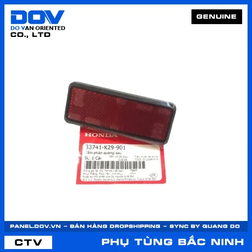 TẤM PHẢN QUANG SAU LEAD 125, PCX, PCX 125/150, SH 125/150 — 33741K29901