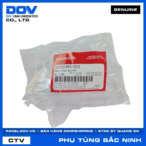 NẮP XI NHAN SAU TRÁI (đèn báo rẽ) WAVE ALPHA — 33753KFLD21