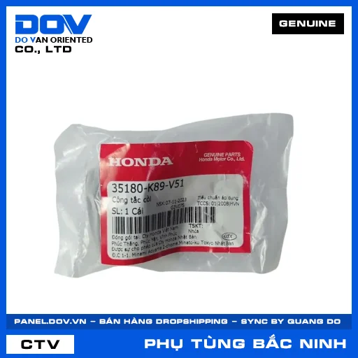 CÔNG TẮC CÒI AIR BLADE 125/160, WAVE ALPHA 110 — 35180K89V51