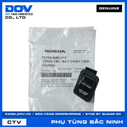 CÔNG TẮC MÁY CHẠY CẦM CHỪNG AIR BLADE 125 — 35190K66V11