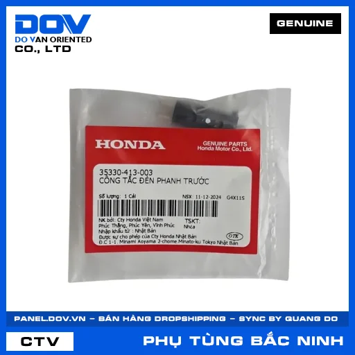 CÔNG TẮC ĐÈN PHANH TRƯỚC (thắng) CB250 NIGHTHAWK, CB300R, WINNER 150, WINNER R — 35330413003