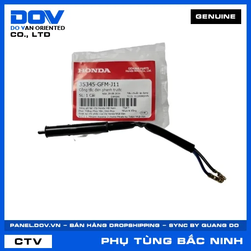 CÔNG TẮC ĐÈN PHANH TRƯỚC (thắng) LEAD 125, SH MODE, VISION 110 — 35345GFMJ11