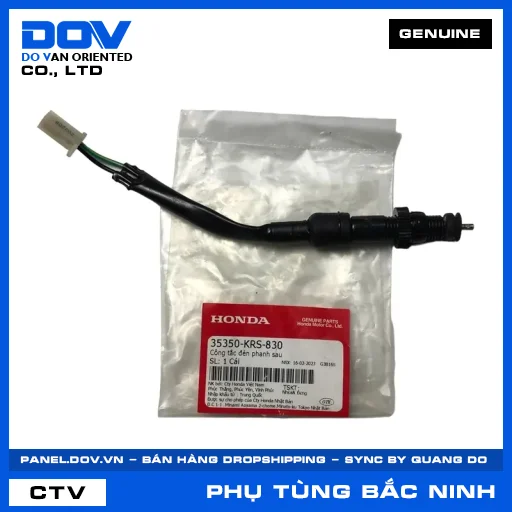 CÔNG TẮC ĐÈN PHANH SAU (thắng) — 35350KRS830