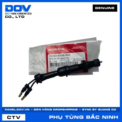 CÔNG TẮC ĐÈN PHANH SAU (thắng) BLADE 110, SUPER CUB C125, WAVE ALPHA 110, WAVE RSX 110 — 35350KWW642