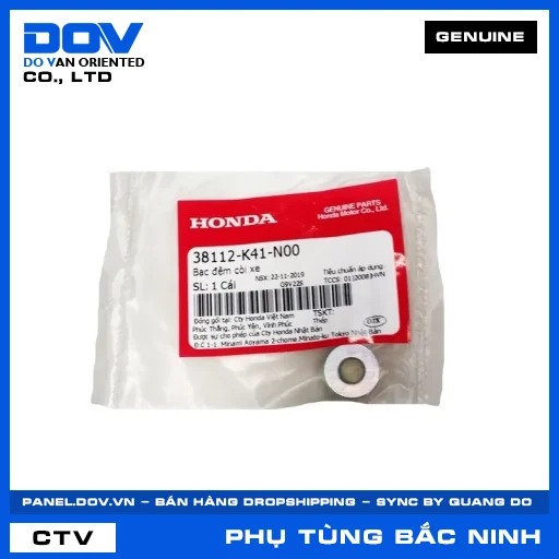 BẠC ĐỆM CÒI XE CB150R, CB300R, CB350 H'NESS, CBR150R — 38112K41N00