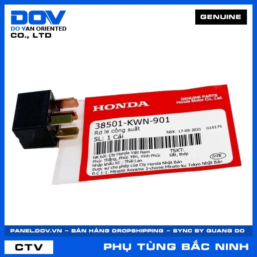 RƠ LE CÔNG SUẤT ADV350, AIR BLADE 125, CB150R, CB300R — 38501KWN901