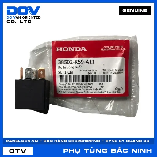 RƠ LE CÔNG SUẤT AIR BLADE 125, AIR BLADE 125/150, AIR BLADE 125/160, VARIO 160 — 38502K59A11