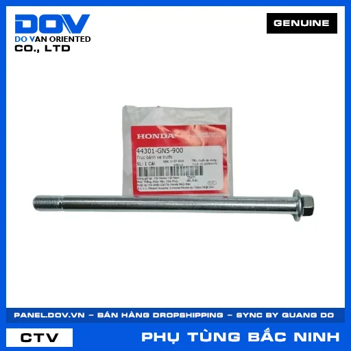 TRỤC BÁNH XE TRƯỚC CLICK 110 — 44301GN5900