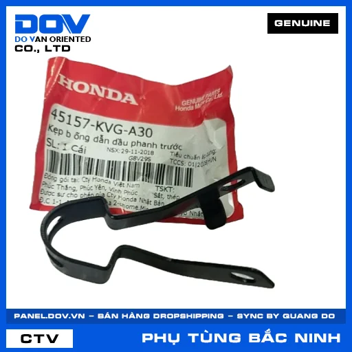 KẸP B ỐNG DẪN DẦU PHANH TRƯỚC (thắng) AIR BLADE 110 — 45157KVGA30