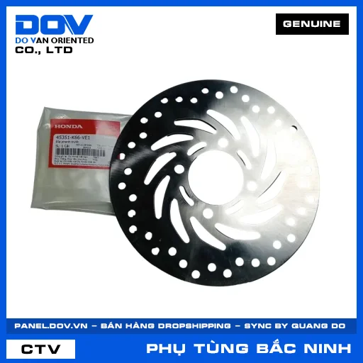 ĐĨA PHANH TRƯỚC (đĩa thắng) VISION 110 — 45351K66VE1