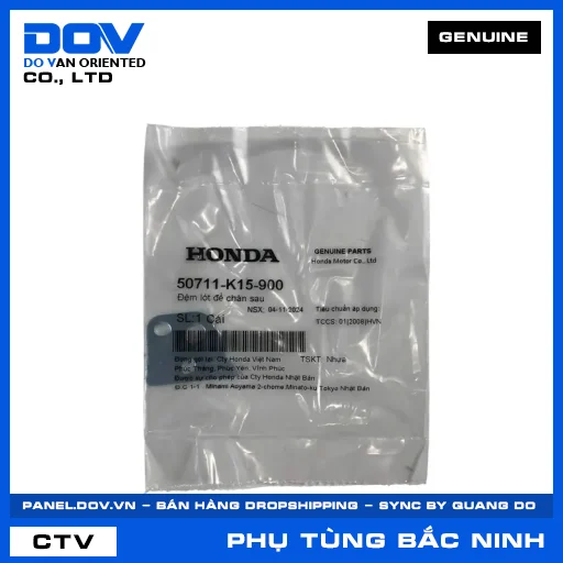 ĐỆM LÓT ĐỂ CHÂN SAU WINNER 150, WINNER R, WINNER X — 50711K15900