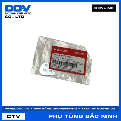 TẤM ĐỊNH VỊ CẦN ĐỂ CHÂN SAU AIR BLADE 110 — 50718KVGV40