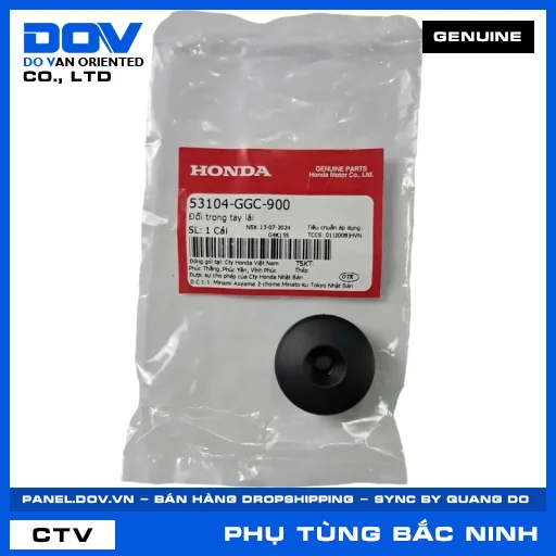 ĐỐI TRỌNG TAY LÁI SH 125/150 — 53104GGC900