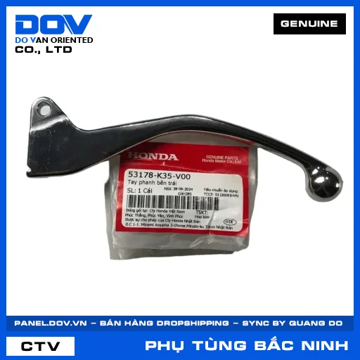 TAY PHANH BÊN TRÁI (tay thắng) PCX, PCX 125, PCX 125/150 — 53178K35V00