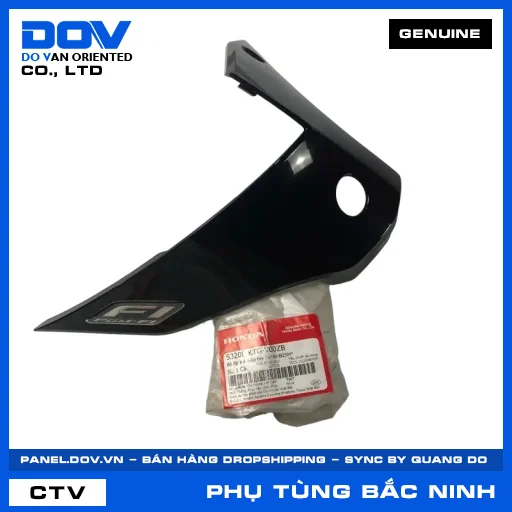 Bộ ốp trái nắp tay lái*NHB25M* SH — 53200KTGV00ZB