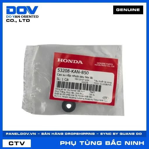 CAO SU NẮP NHỰA SAU TAY LÁI WAVE ALPHA — 53208KAN850