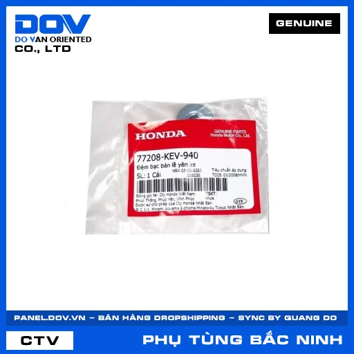 Đệm bạc bản lề yên xe — 77208KEV940