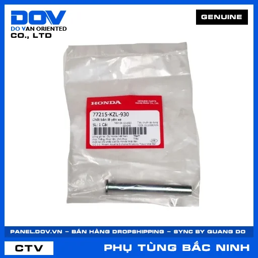 CHỐT BẢN LỀ YÊN XE AIR BLADE 125, AIR BLADE 125/150, AIR BLADE 125/160, FUTURE 125 — 77215KZL930