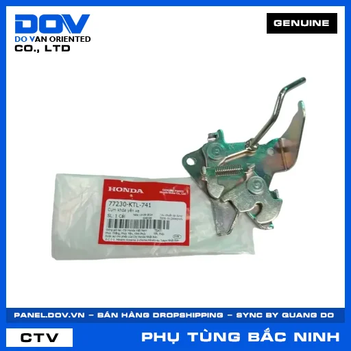 CỤM KHÓA YÊN XE WAVE 100 — 77230KTL741