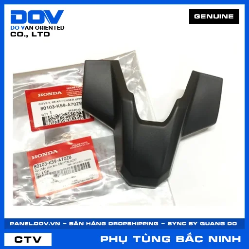 ỐP CHẮN BÙN SAU TRÊN*TBLACK* (dè) — 80103K59A70ZB