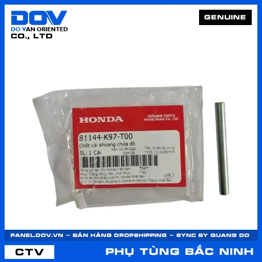 CHỐT CÀI KHOANG CHỨA ĐỒ PCX, PCX 125/150 — 81144K97T00