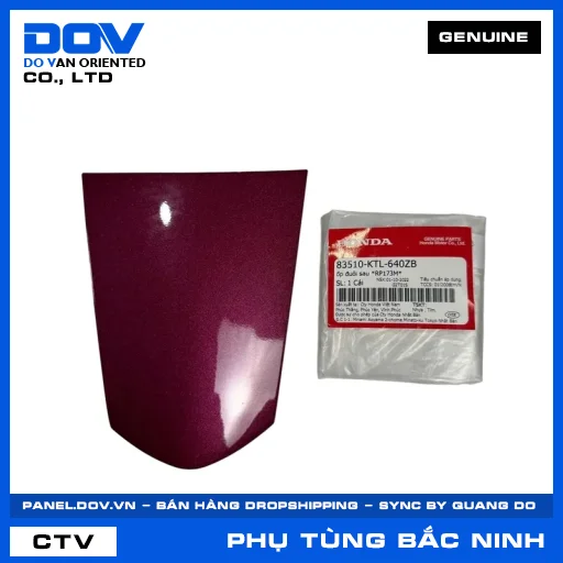 ỐP ĐUÔI SAU *RP173M* WAVE, WAVE ALPHA — 83510KTL640ZB