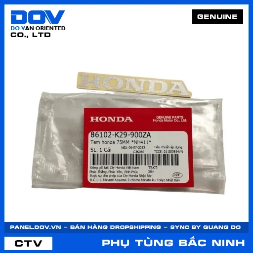 TEM HONDA 75MM *NH411* SH MODE — 86102K29900ZA