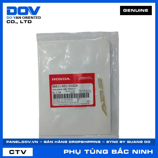 TEM PHANH ABS *NH411* (thắng) SH 125/150, SH 125/160, SH MODE, WINNER R — 86611K01D10ZA