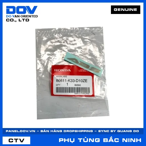 MÁC ABS CB300R — 86611K33D10ZE